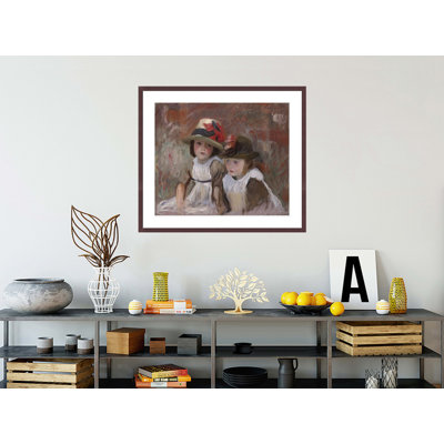 «Village Children» par John Singer Sargent, impression giclée sur cadre