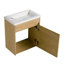 Petit meuble-lavabo flottant pour salle de bain