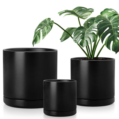 FLHPOT Ceramic Indoor Pot Planter