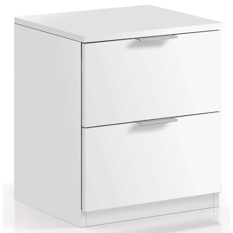 Alina 38cm W Manufactured Wood Bedside Table
