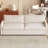 75" Small Loveseat Sofa,Cream White Comfy 2-Seater Sofa,Upholstered Couch For Small Spaces-1891478262