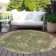 Machine Washable Indoor/Outdoor Xhevrie Aloe Rug