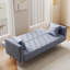 Canapé futon doux et confortable avec revêtement capitonné-615356147