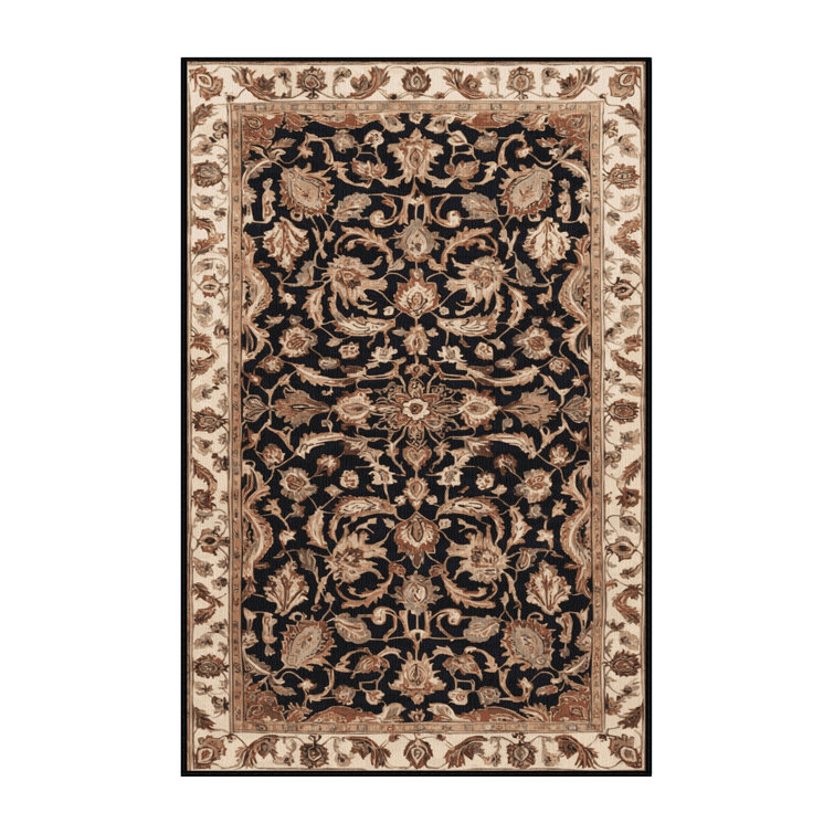 Tapis brun lavable à la machine