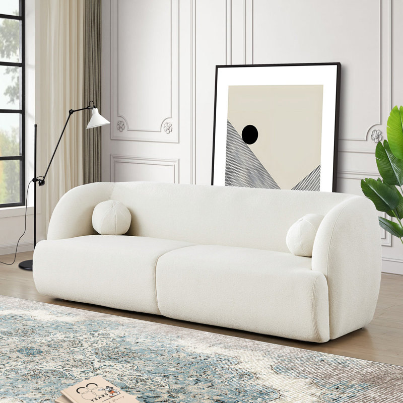 Canapé Anna Ivory Boucle