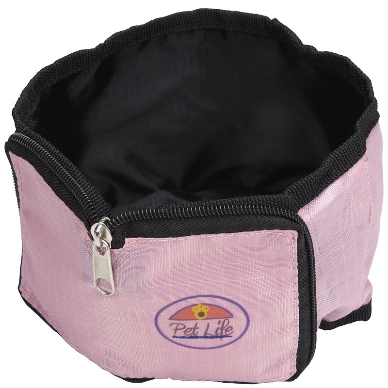 Bol de voyage Pet Life Wallet, Rose