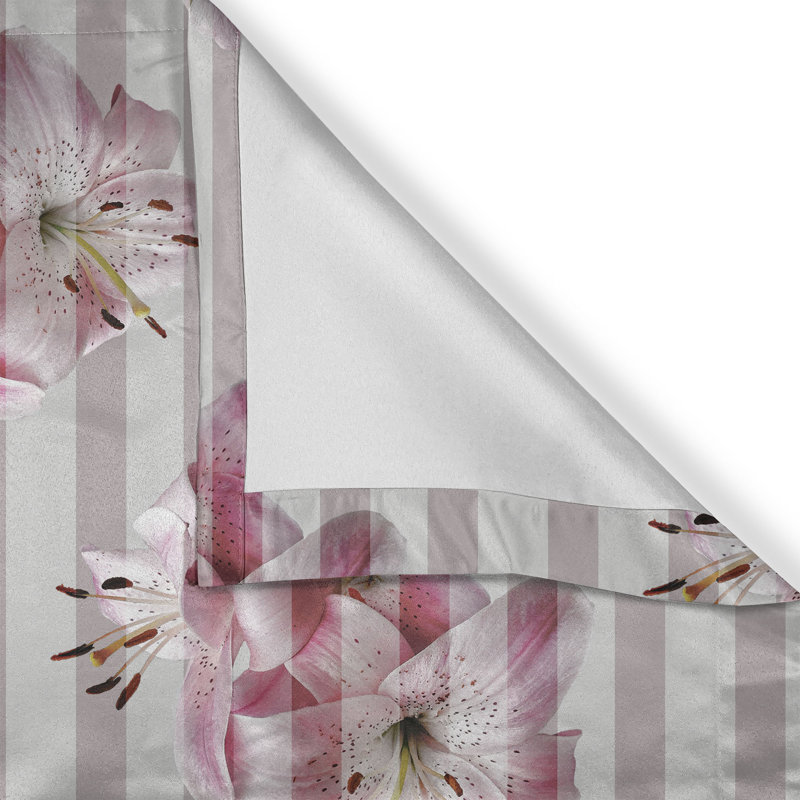 Chesaning Polyester Semi Sheer Curtain Pair
