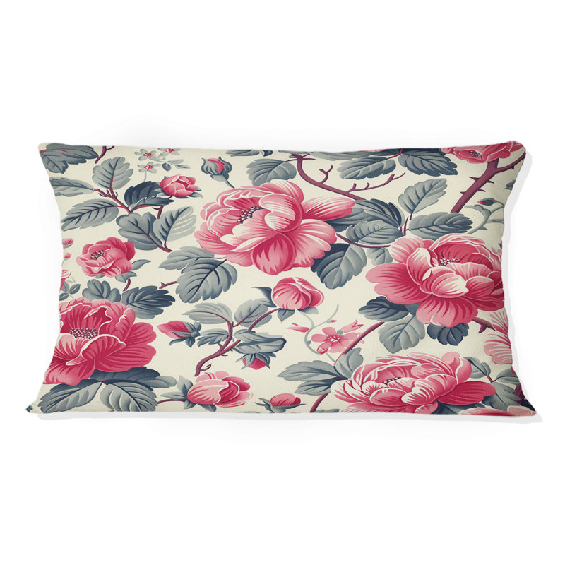 Coussin lombaire traditionnel rouge et vert