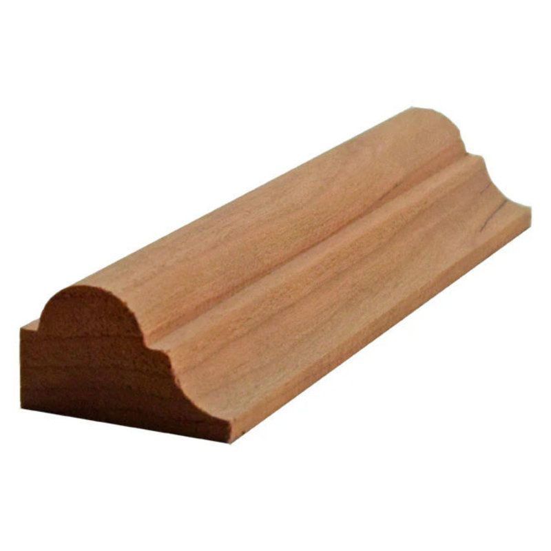Moulure de panneau de nez et d'anse de 1-1 / 4 po de large x 3/4 po de garniture. Sans finition, Cerisier