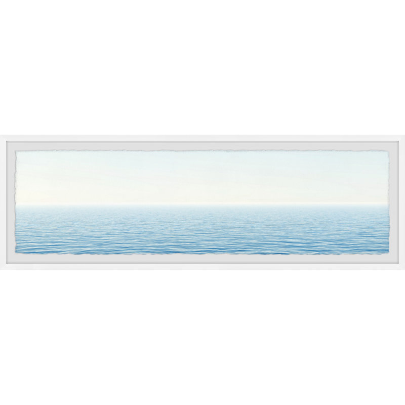 Sea Wide - Single Picture Frame Print, 38cm H x 114cm W x 3.81cm D