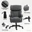 Chaise de bureau avec rembourrage moelleux et pivotant pour une journée de travail et de détente
