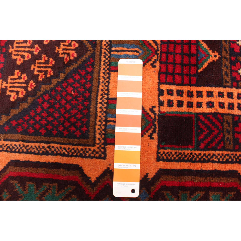 Williamson Orange Rug 3'7" x 6'0"