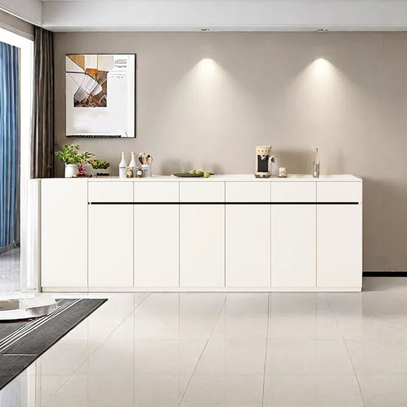 Large Rectangular Modern Cabinet, Versatile Buffet Sideboard and Storage Cabinet