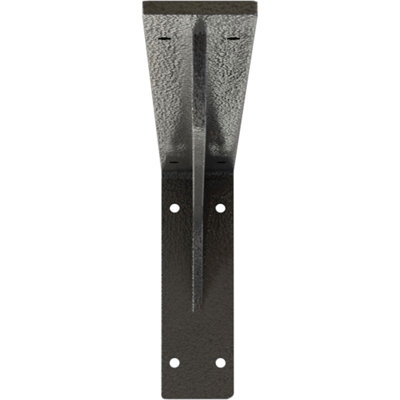 2"W x 20"D x 6 1/2"H Embrey Steel Bracket, Hammered Gray