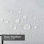 Rideau de douche bleu ciel clair avec 12 crochets-129039142