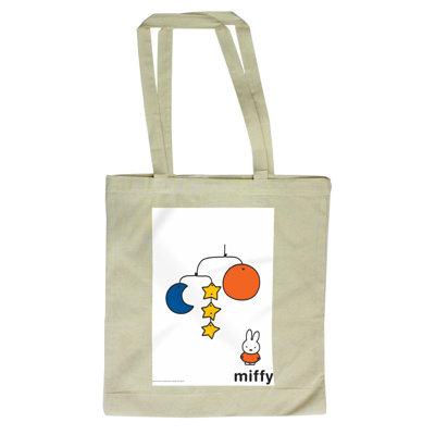 Miffy with a Star, Moon and Planet Mobile Tote Bag