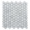 Carrara Hexagon 1" x 1" Marble Mosaic Tile in White