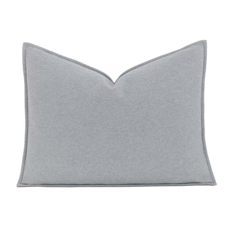 Brera 100% Cotton Pillow Sham, Standard, Gray