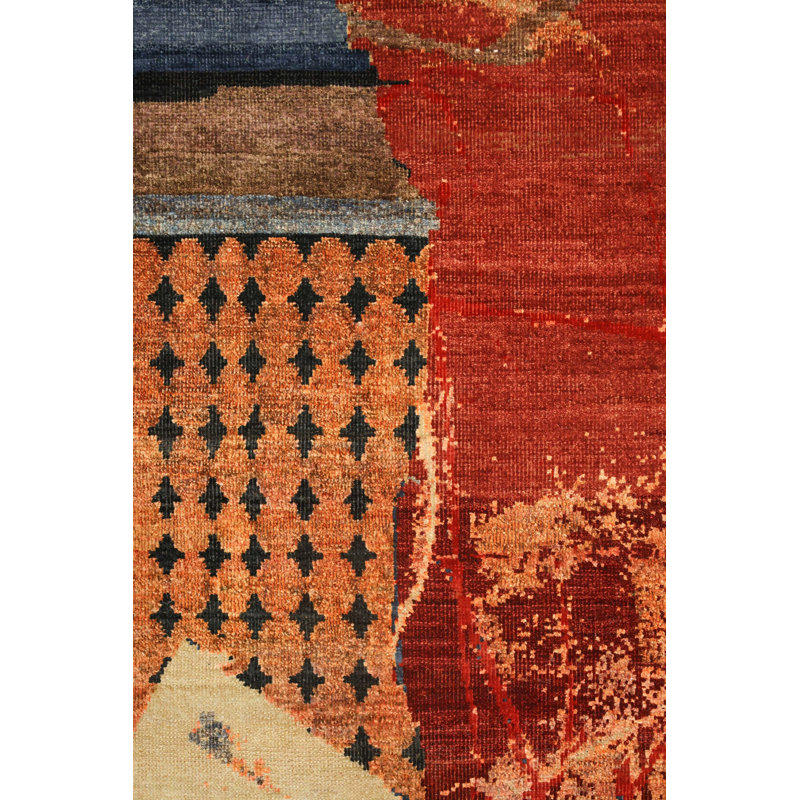Tapis unique 7 pi 10 po x 10 pi 5 po Silk Treasures