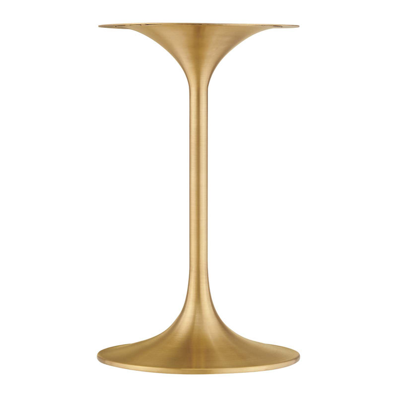 Modway Lippa 20" Round Terrazzo Side Table, Gold