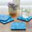 Recycled Plastic Square Coasters-111085655