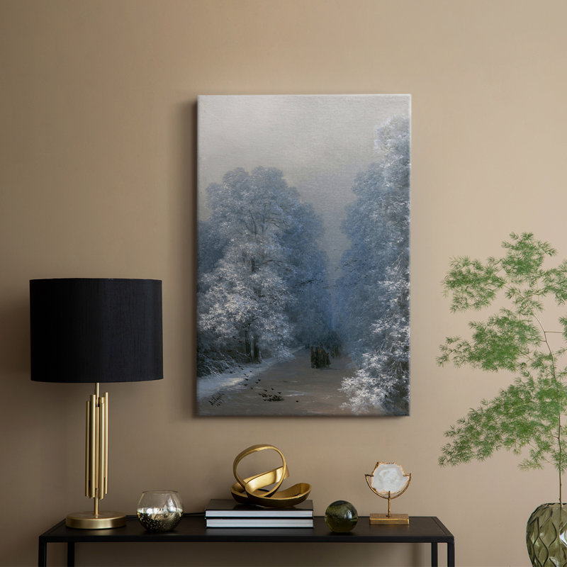 Paysage rétro CLxxx - galerie Cavas, H 48 po x l 32 po