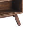 Table basse à plateau relevable en noyer de 39,37 po avec rangement caché et tablette ouverte pour le salon