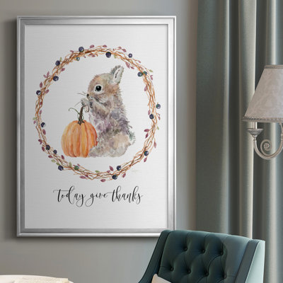 «Harvest Home Bunny», reproduction encadrée de qualité supérieure - prête à être accrochée