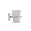 Cheadle Frosted Glass Bathrom Tumbler and Holder
