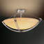 Plafonnier semi-encastré 3 lumières porcelina crossbar-18321899-18321898
