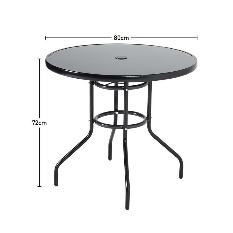 Saterfiel Square 3- Piece 2- Person 60cm L Bistro Set