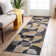 Malica Geometric Yellow/Ivory/Black Area Rug