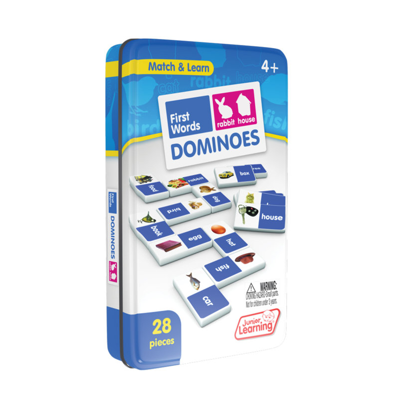 Les premiers mots «Dominoes Match and Learn»