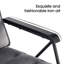 Fauteuil d'appoint avec repose-pieds Kaiyn, fauteuils club modernes en velours, fauteuils club-2042323750