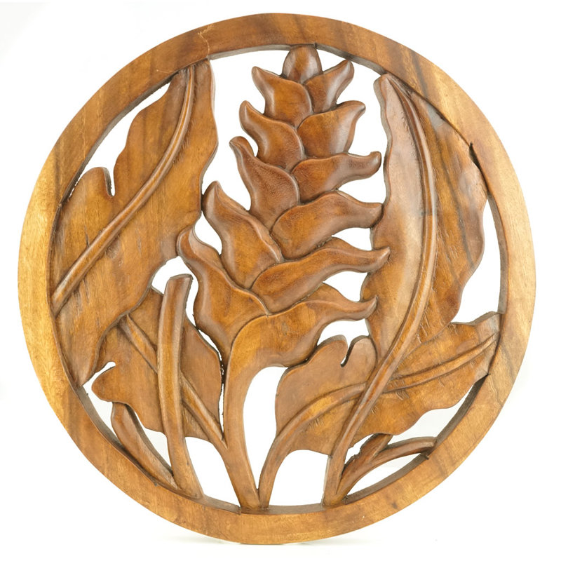 Handmade Plants & Flowers Wall Decor on Solid Wood