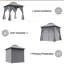 Pavillon de jardin en acier-103591275
