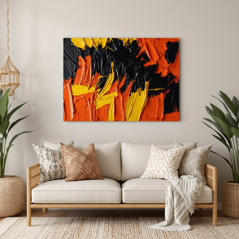 «Neo Expressionism 29», art mural en métal noir