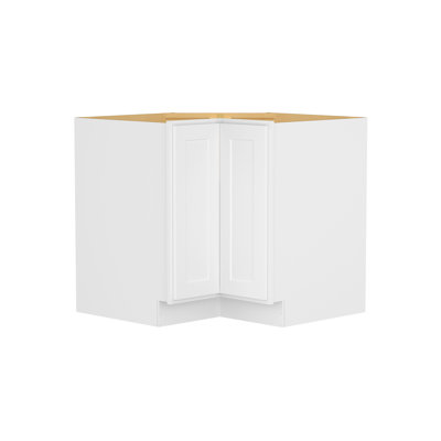 Armoire de cuisine Furinno Shaker Easy Reach Base, prête à assembler, P 24 po x l 36 po x H 34,5 po, blanc