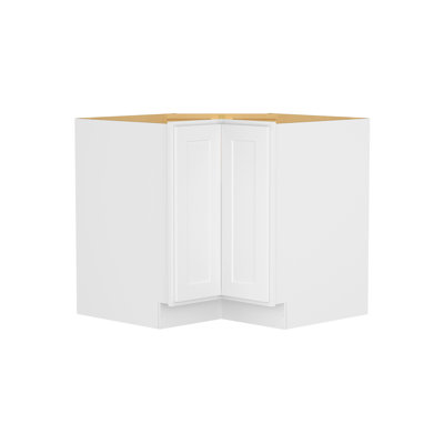 Meuble bas de cuisine Easy Reach, prêt à assembler, 61 cm (P) x 91 cm (L) x 88 cm (H), blanc