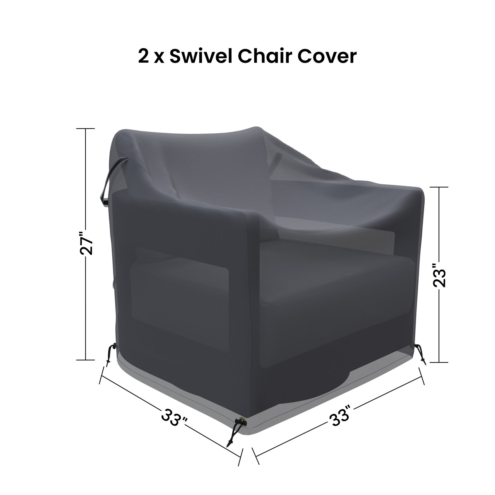 Everlee Outdoor Swivel Chair Cover