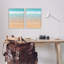 Vivid Calming Beach Views 2 PC, estampe numérique par Nataly White-1167535415-1167535410