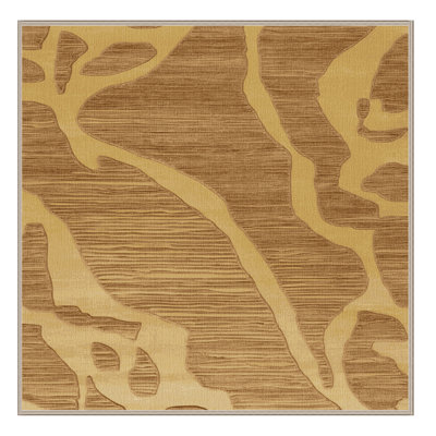 Tapis abstrait lavable à la machine