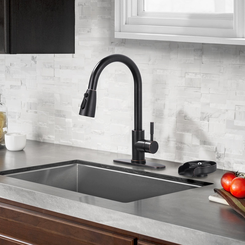 Glass Rinser for Kitchen Sink, Cup Washer for Sink, Oil Rubbed Bronze