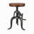 Jenaiah Swivel Adjustable Height Counter Stool with Metal Frame