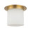 Mineral 11-in Brass Flush Mount