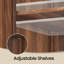 Table de bout avec station de charge, table de chevet étroite avec armoire de rangement,-130058952
