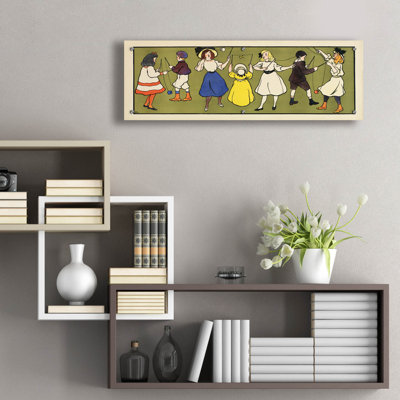  «Children Panel - Girls» par Vintage Posters, art mural en verre acrylique
