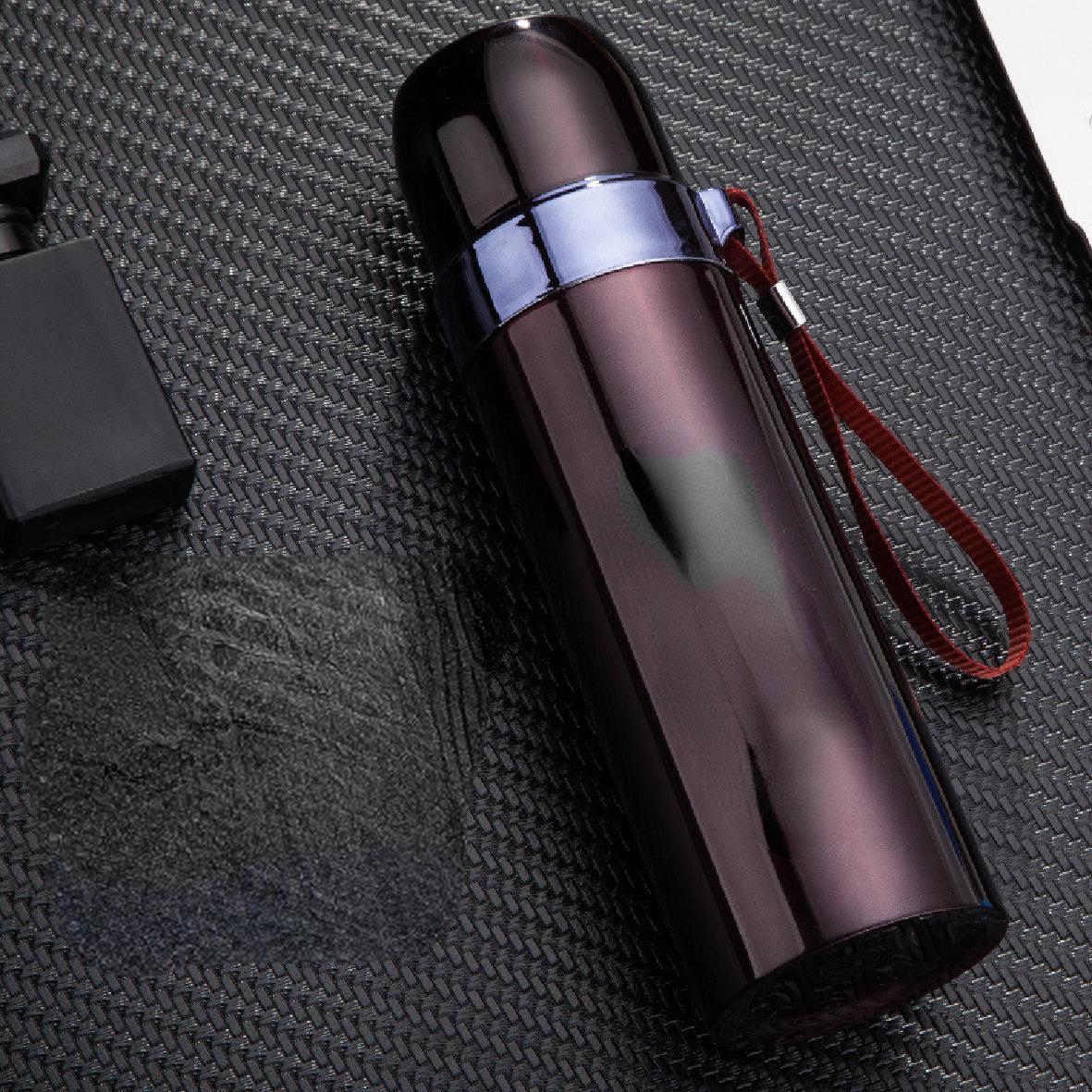 Insulated Water Coffee Cup 300ml 500ml 304 Stainless Steel Vacuum Flask Thermos  10 oz 17 oz