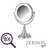 8.5" Lighted Tabletop Magnified Makeup Mirror, Plug In-93601537