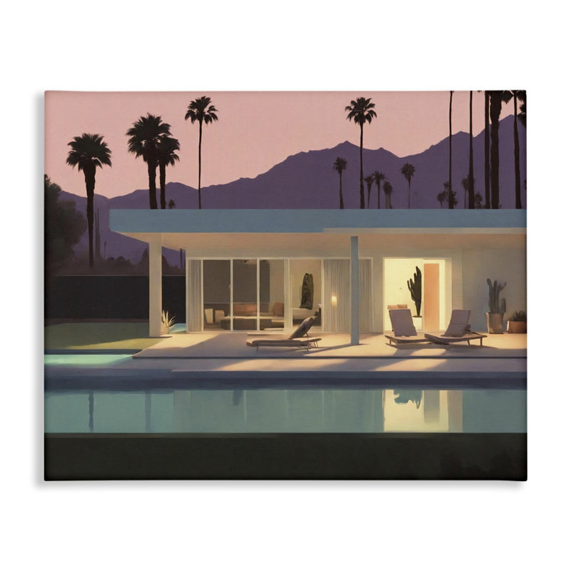 «Summer Pool Reflection» par Noah Bay, H 16 po x l 20 po